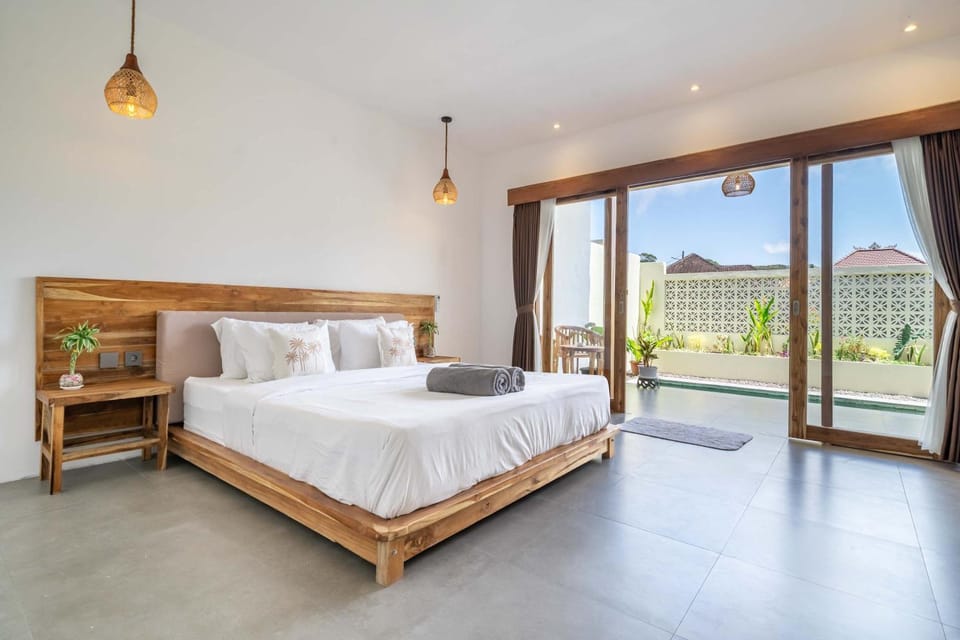 Bed, View (from property/room), Balcony/Terrace, Photo of the whole room, Bedroom, towels