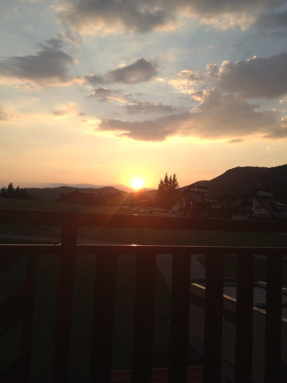 Mountain view, Sunset
