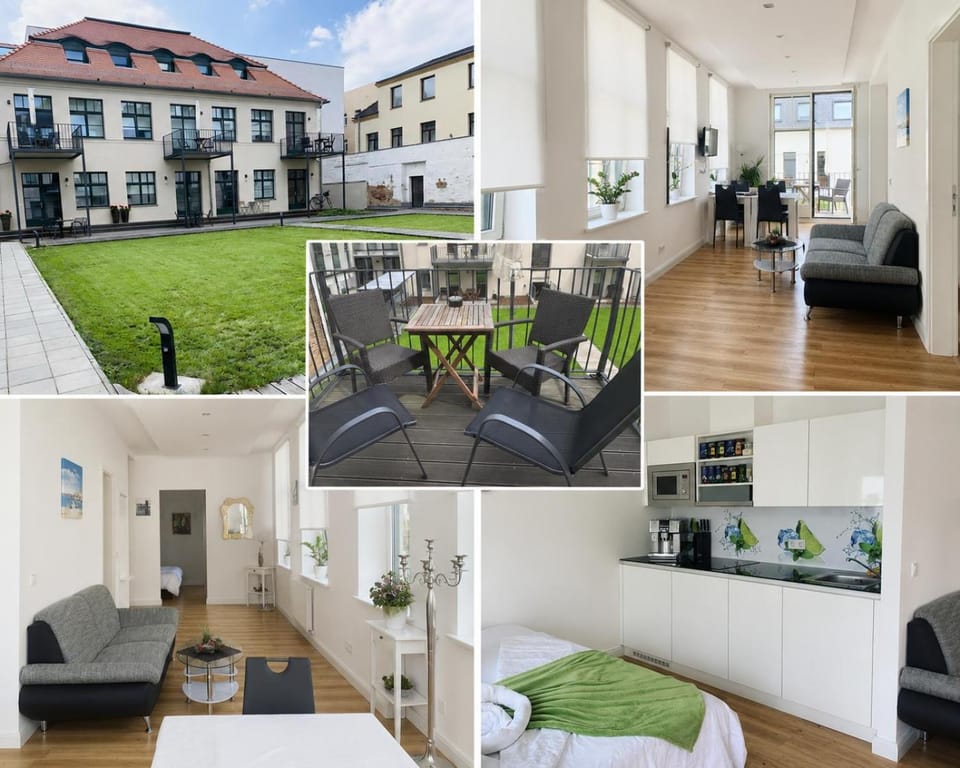 Property building, Patio, Living room, Seating area, Dining area