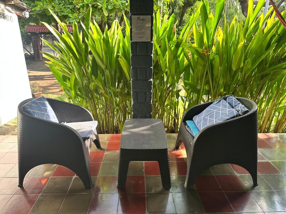 Patio, Living room, Seating area, Garden view