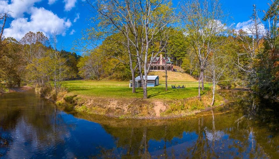 Fish, Soak, Play- River Song Retreat House in Ashe County