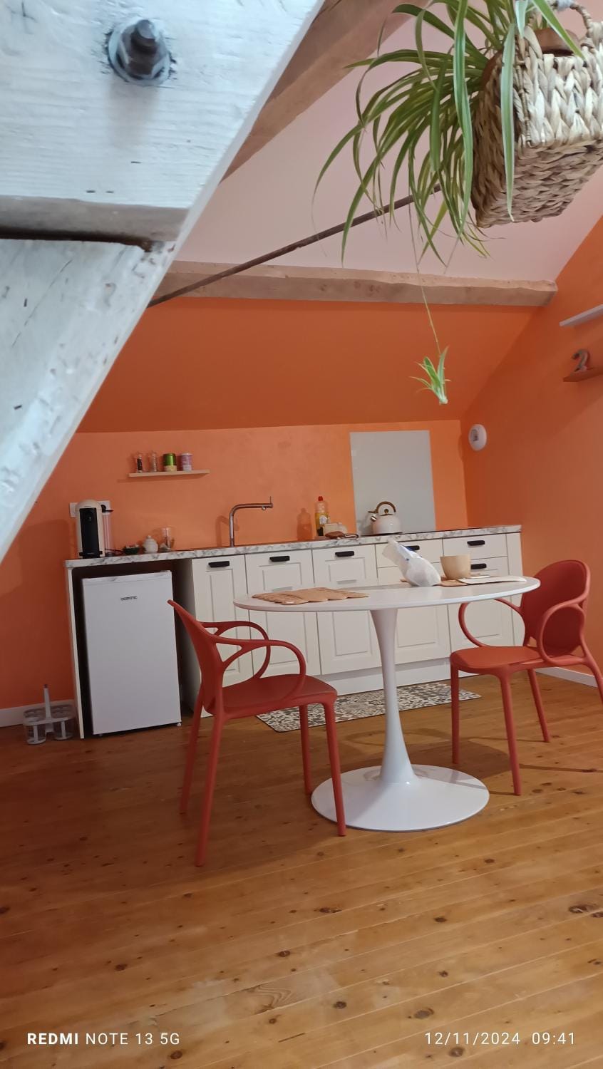 Kitchen or kitchenette, Dining area