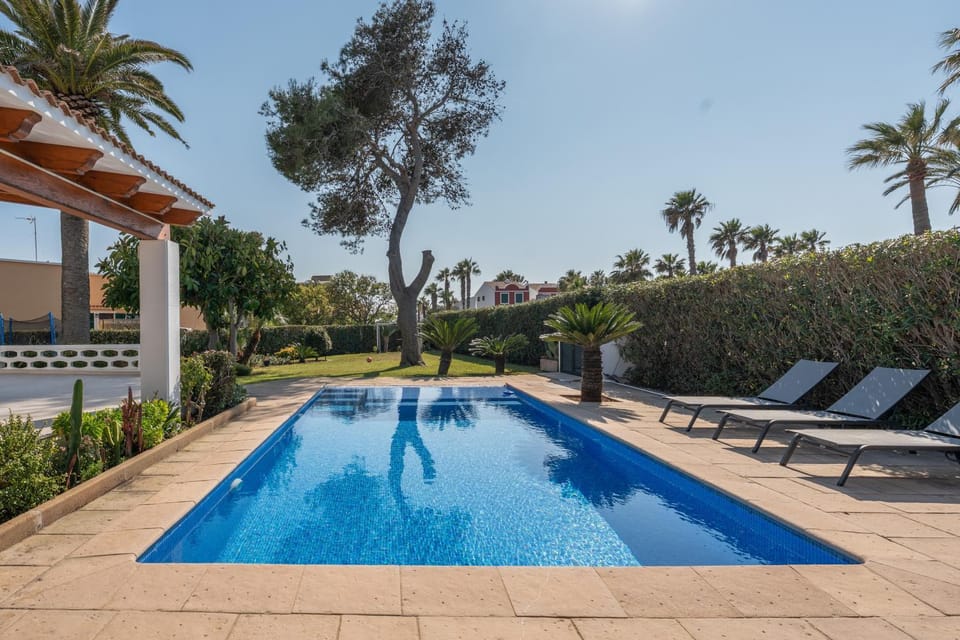 Property building, Living room, Swimming pool