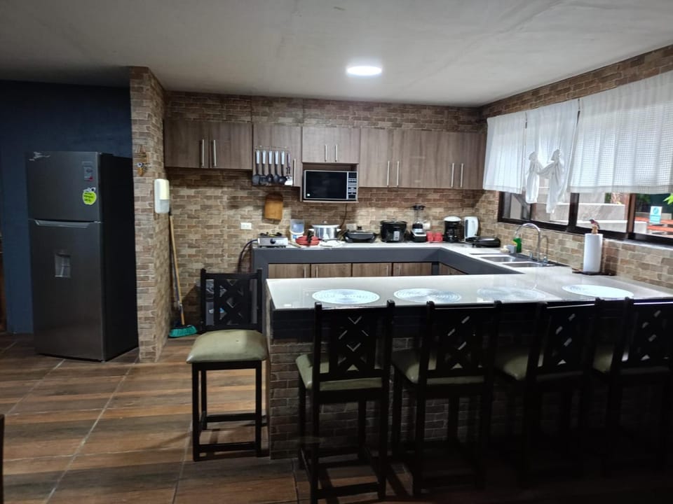 Kitchen or kitchenette, minibar, oven