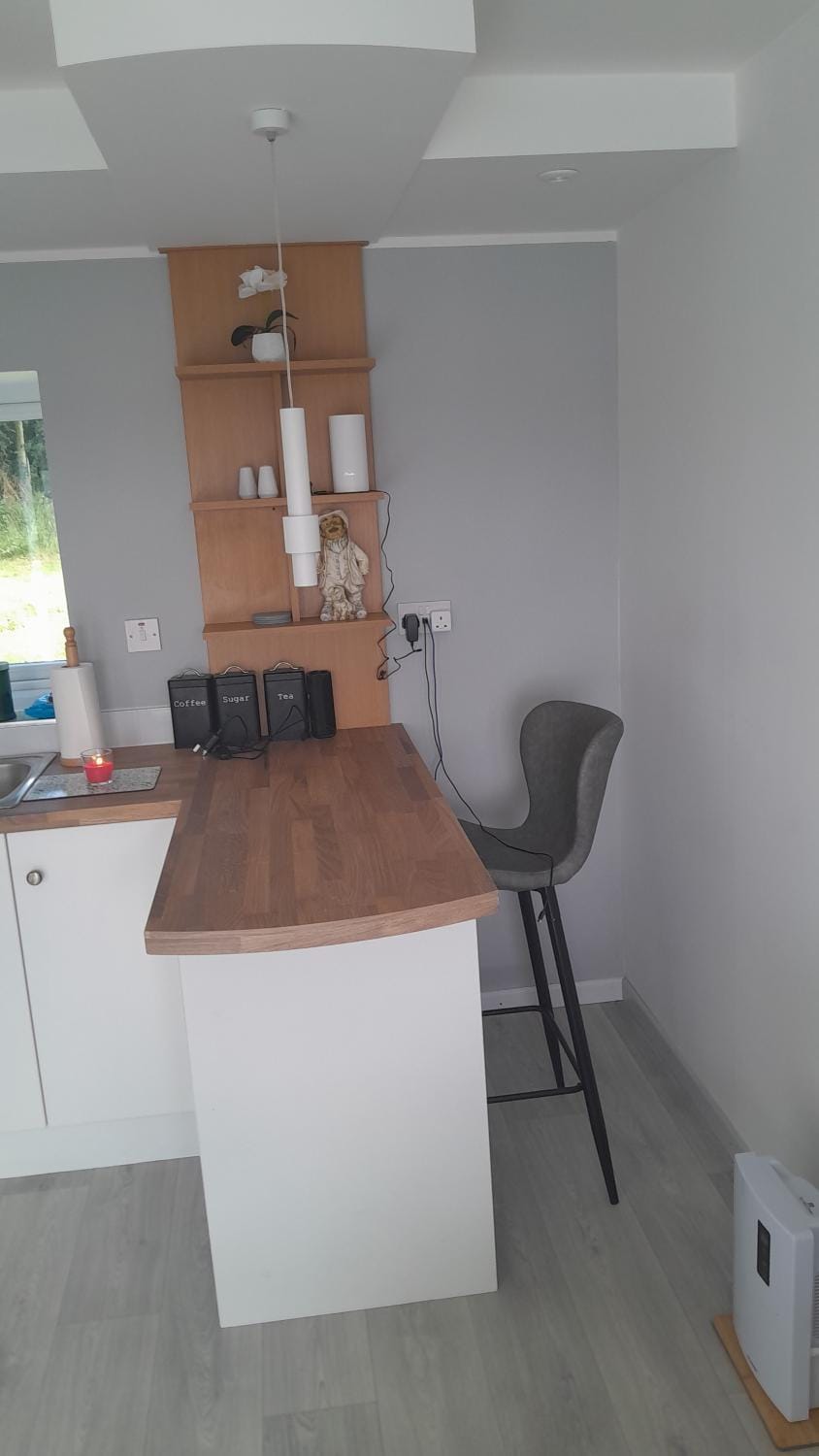 Kitchen or kitchenette, minibar