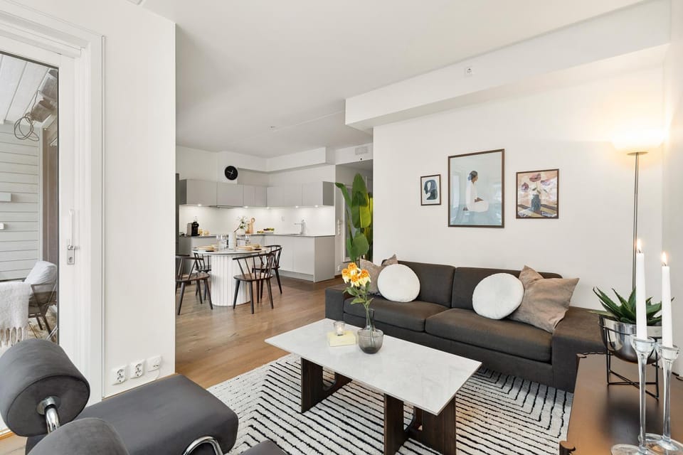 Kitchen or kitchenette, Living room, kitchen