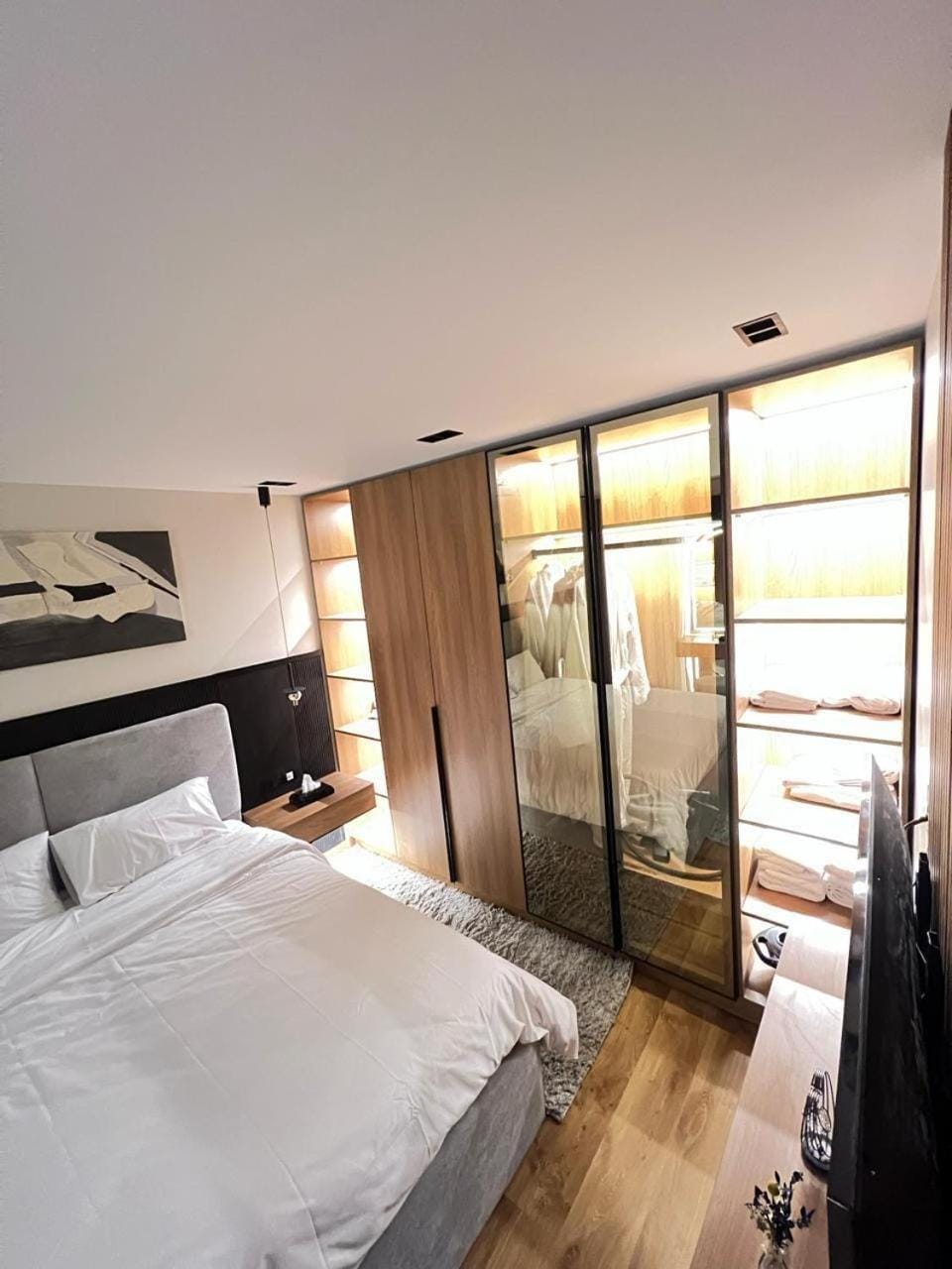 Bed, Bedroom, wardrobe