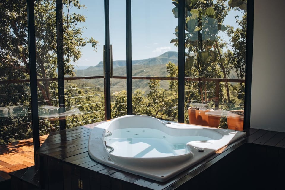 Day, Natural landscape, Hot Tub, Mountain view