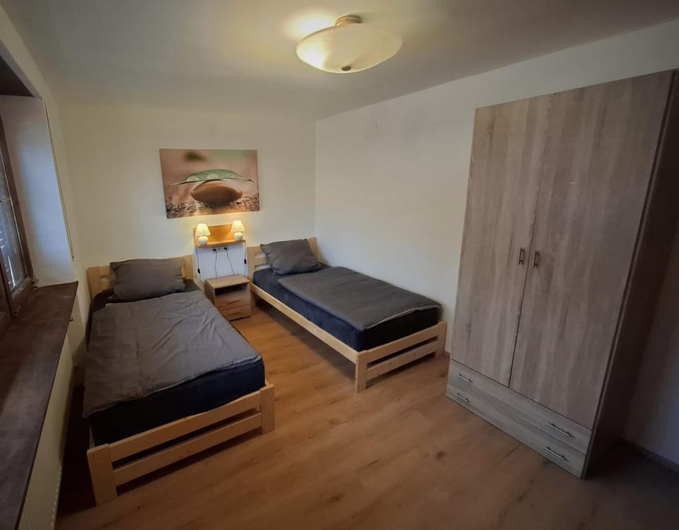 Bed, Photo of the whole room, Bedroom, wardrobe