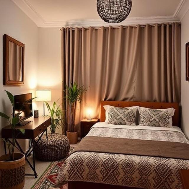Bed, Photo of the whole room, Bedroom