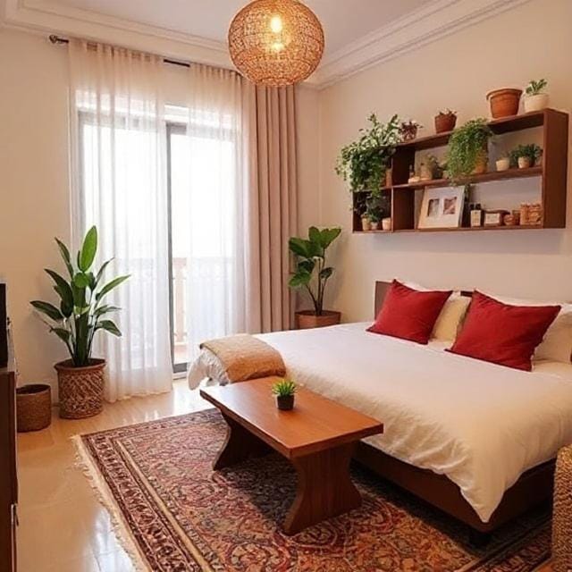 Bed, Photo of the whole room, Bedroom