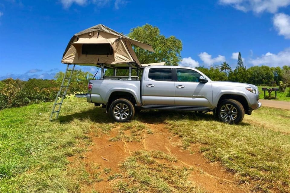 Island Escape Rooftop Camper fully equipped Tacoma Campground/ 
RV Resort in Anahola