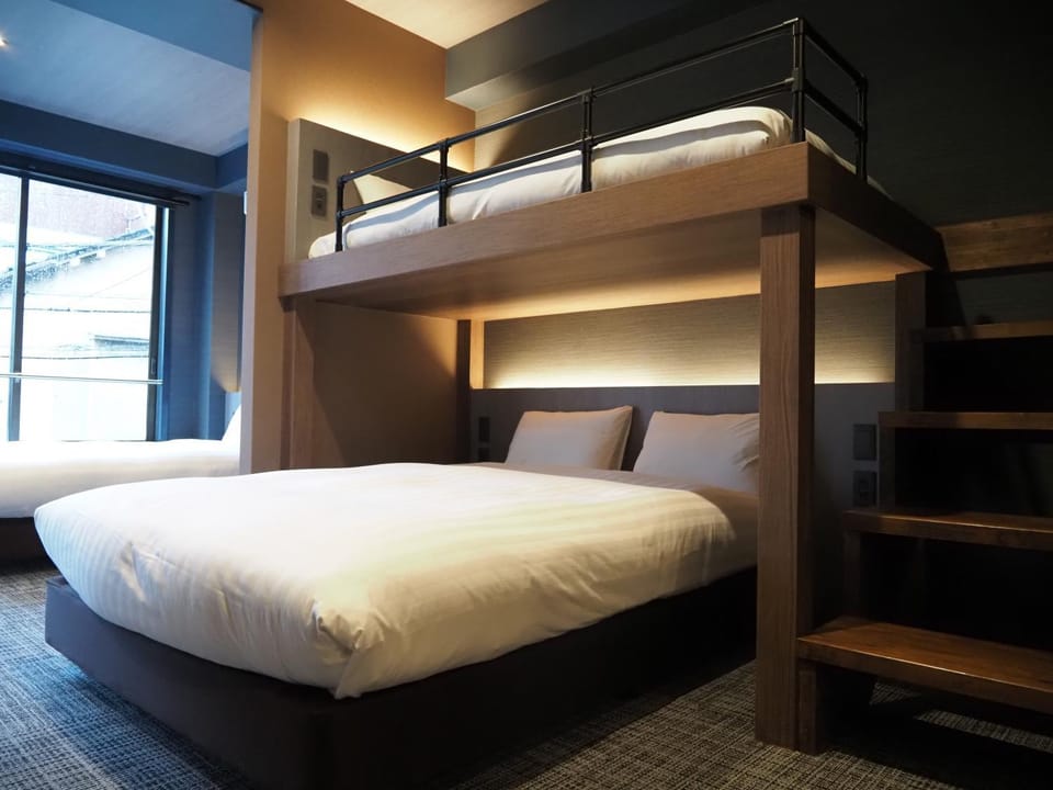 Bed, bunk bed