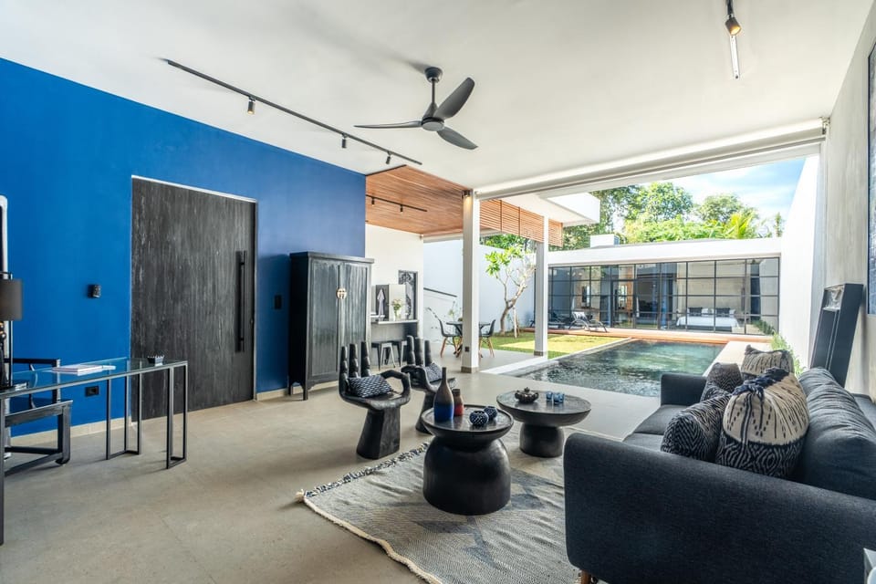 Living room, Seating area, Swimming pool