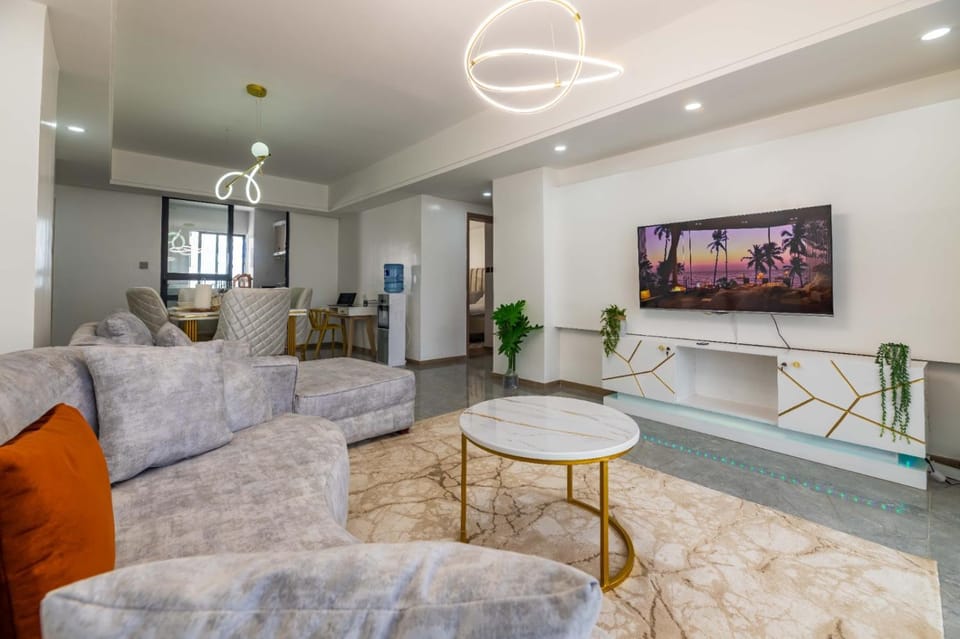 Smart elegant two bedroom apartment with swimming pool fully equipped gym children playground and great breathtaking city views Apartment in Nairobi County