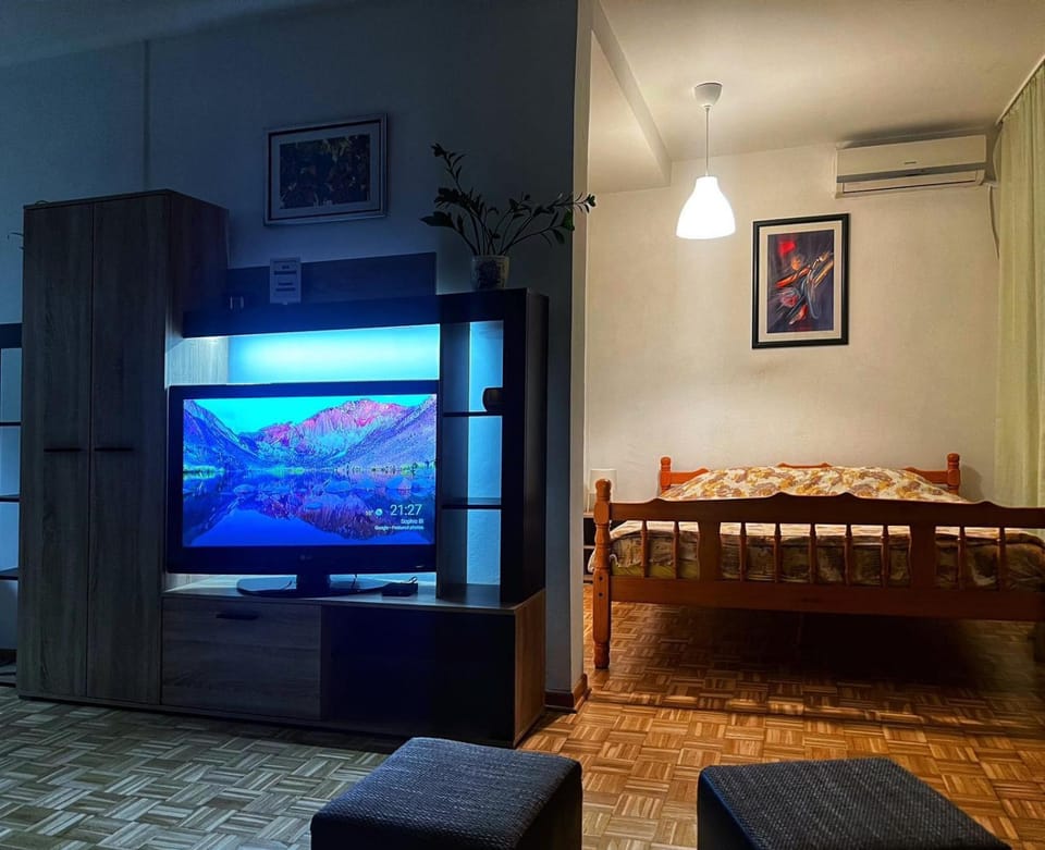 Bed, TV and multimedia, Photo of the whole room, Bedroom, air conditioner