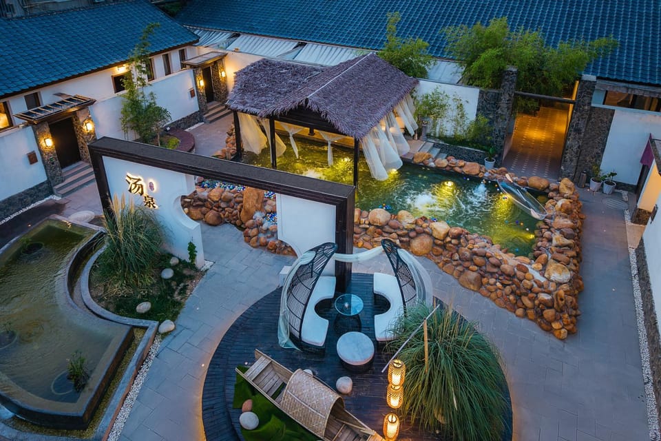 Night, Swimming pool
