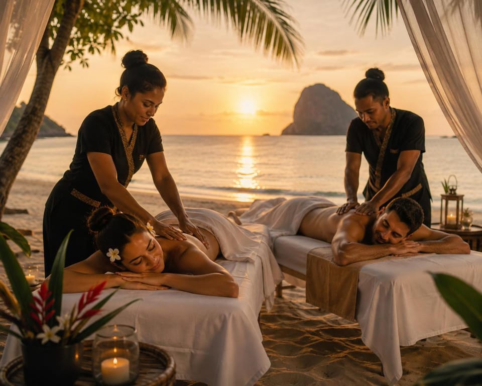 People, Natural landscape, Massage, Spa and wellness centre/facilities, Beach, Sea view, Sunrise, Sunset, group of guests