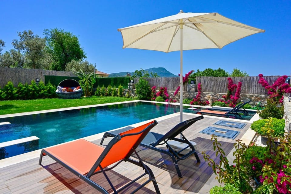 Han Luxury-Holiday Villa for 6 People with Turkish Bath & Sauna in Ölüdeniz Villa in Ölüdeniz