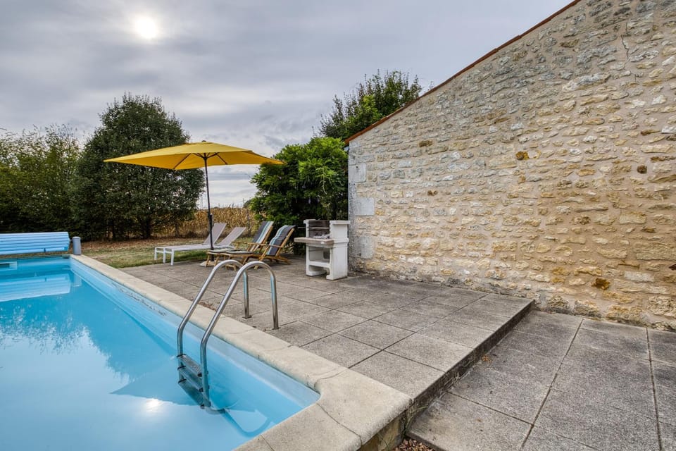Property building, Living room, Swimming pool