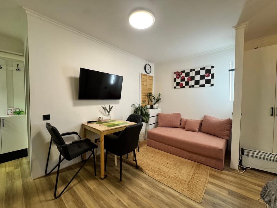 Дизайнерская студия с видом на город Apartment in Almaty