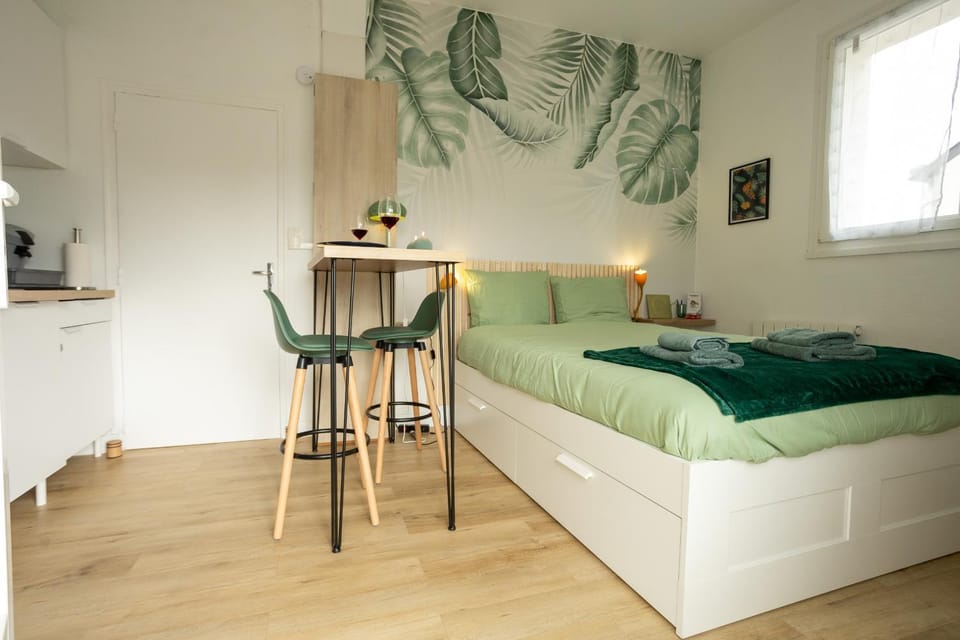 Jungle Studio - Déco tropicale et confort moderne Apartment in Pays de la Loire