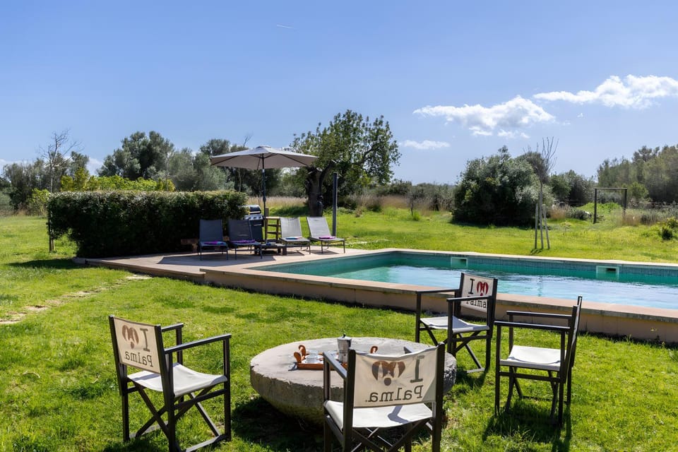 Property building, Living room, Swimming pool