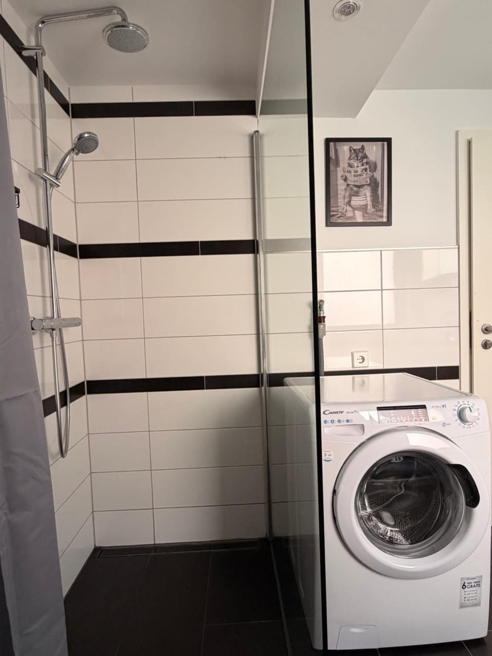 Shower, Bathroom, laundry, washing machine