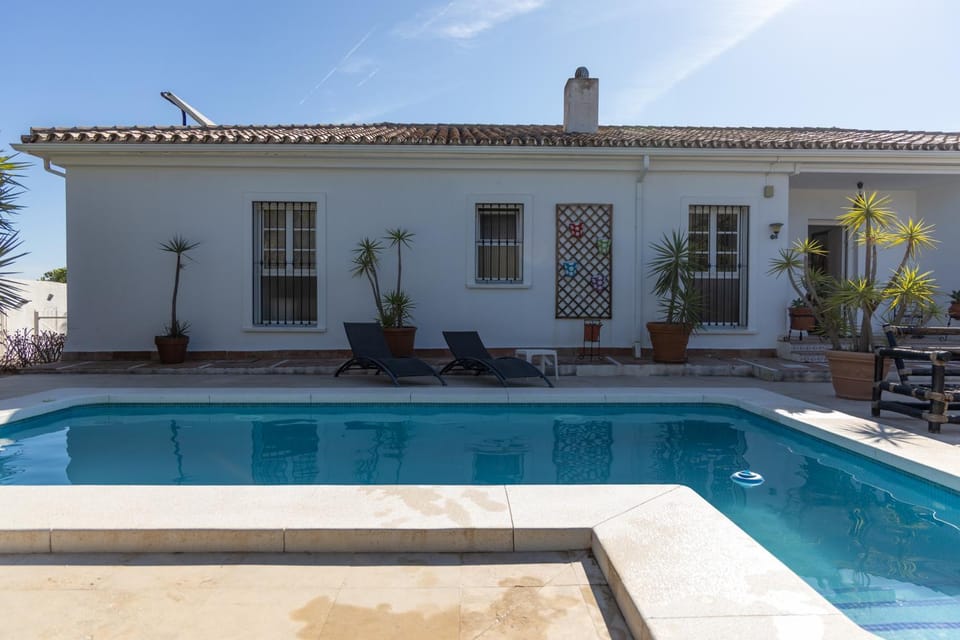 Patio, Day, Pool view, Swimming pool