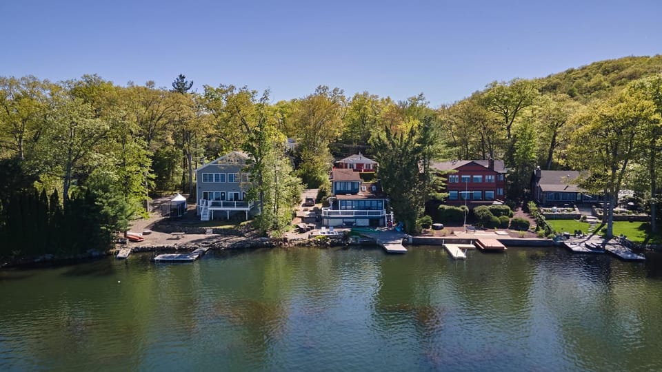 Natural landscape, Bird's eye view, Lake view