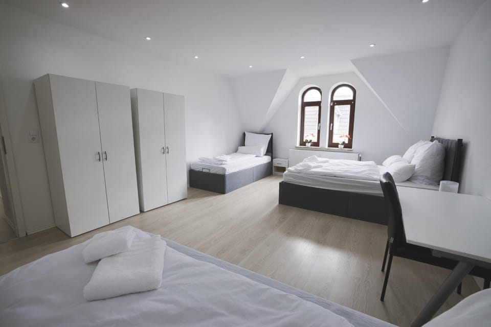 Bed, Photo of the whole room, Bedroom, towels, wardrobe