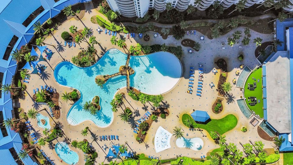 Coastal Haven Pools Restaurant & Beach Shuttle House in Destin