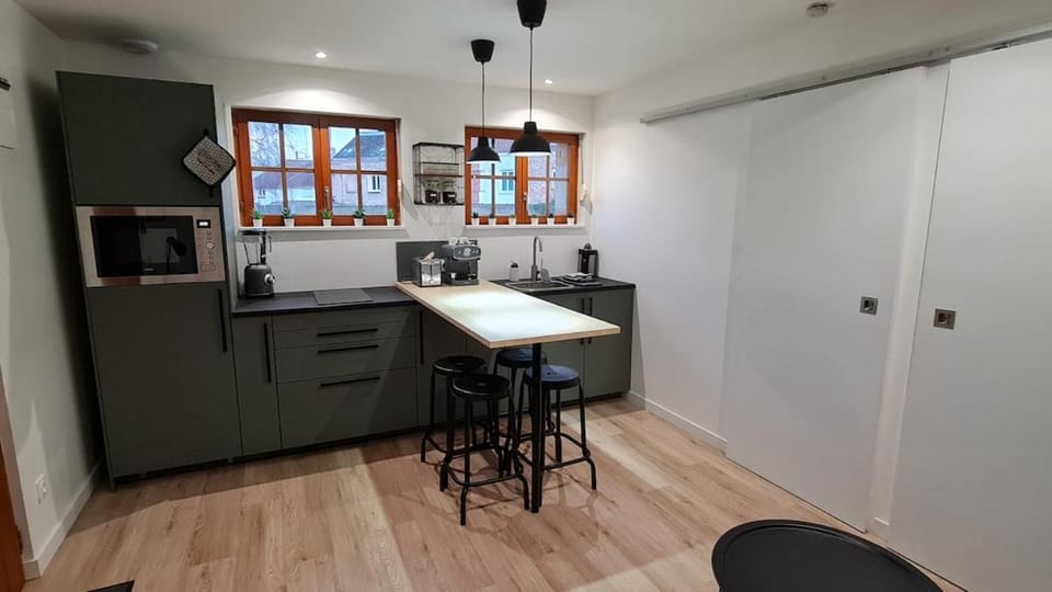 Kitchen or kitchenette, Dining area, oven