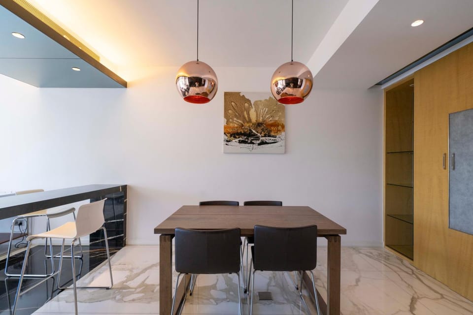 Bright 2BR 1 Living Room Suite Steps from Xujiahui Metro Apartment in Shanghai