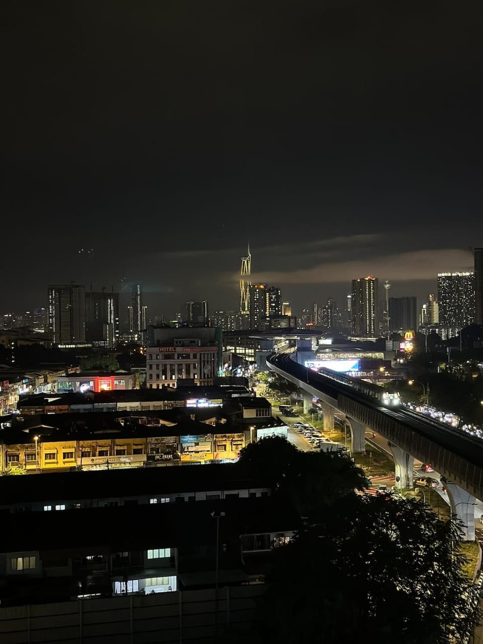Night, City view