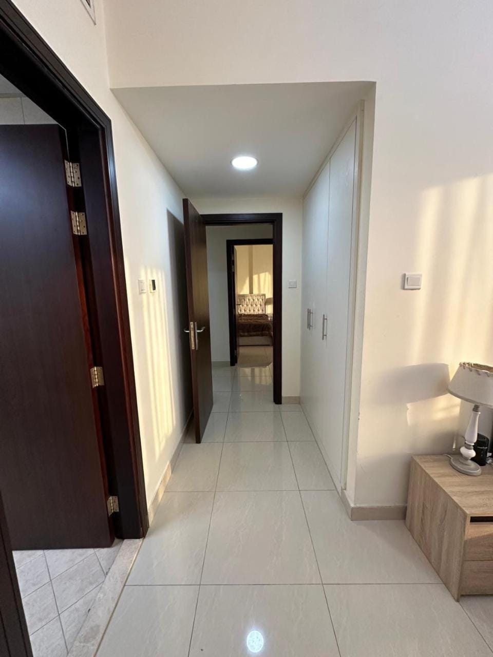 Big flat 3 bedrooms, in floor 15 full service Apartment in Al Sharjah