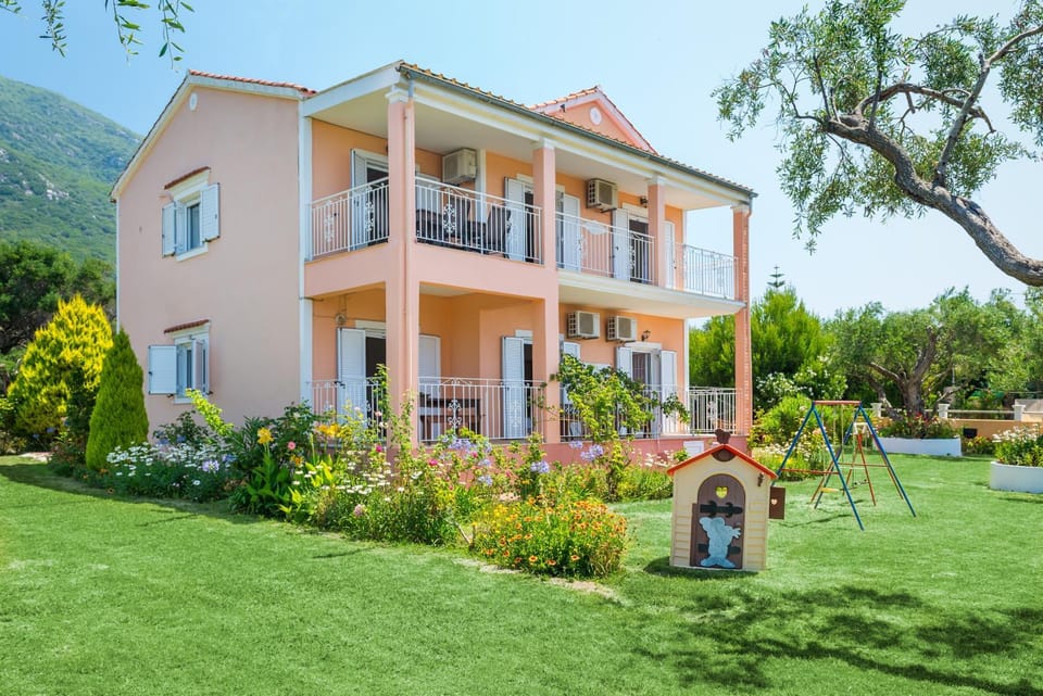 Property building, Day, Children play ground, Garden, Mountain view