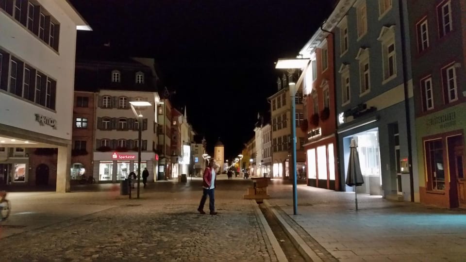 Night, Neighbourhood, City view, Street view