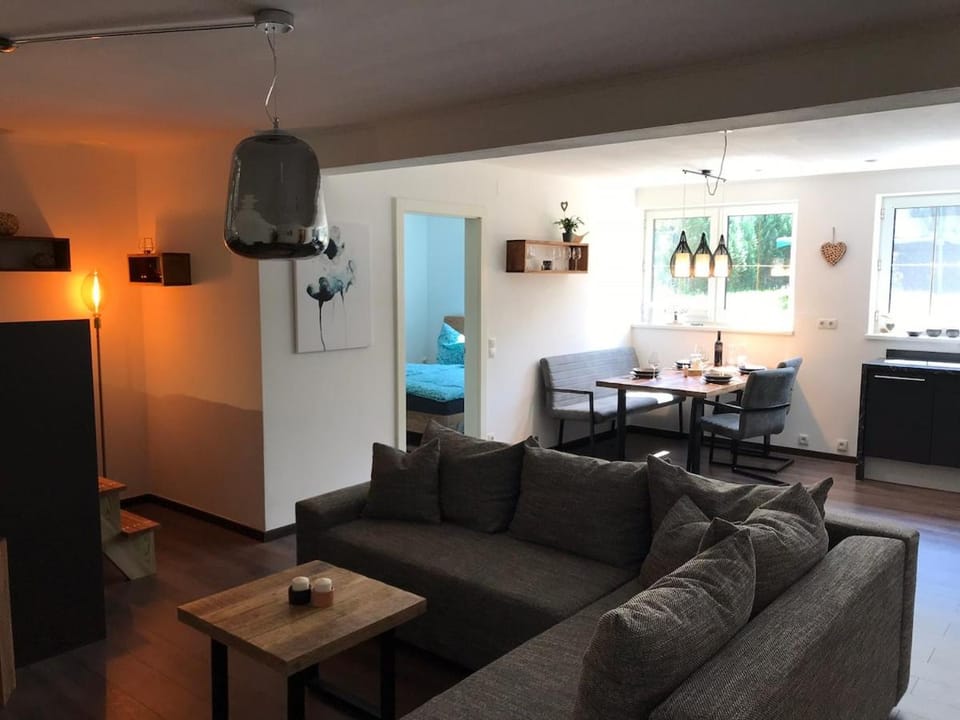 Living room, Seating area, Dining area