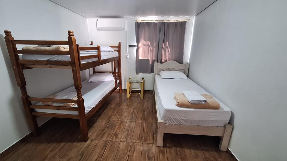 Bed, bunk bed, air conditioner