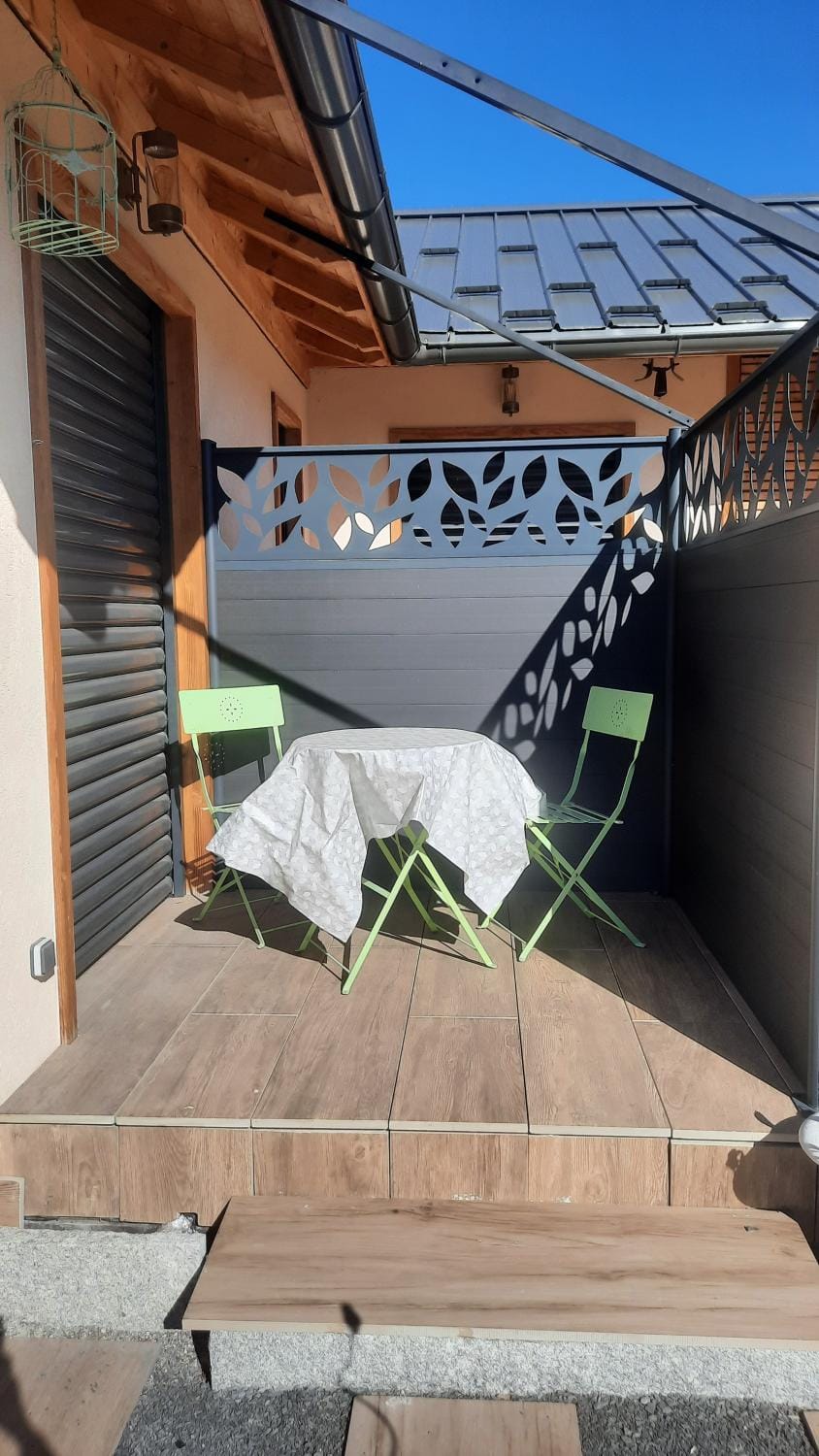 Appartement T2 les Tenailles avec vue imprenable Apartment in Briançon