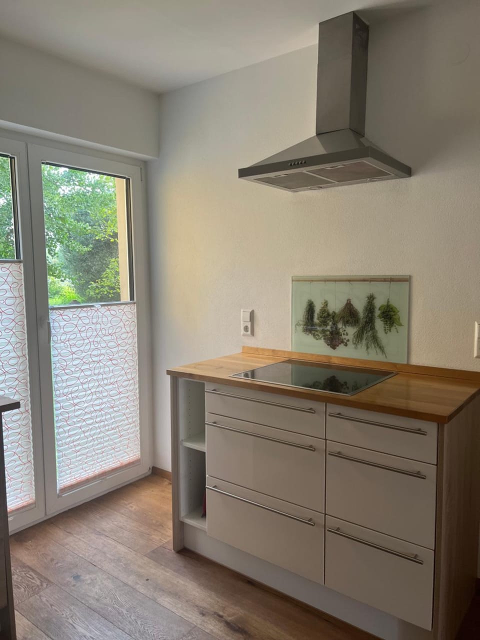 Kitchen or kitchenette, Garden view