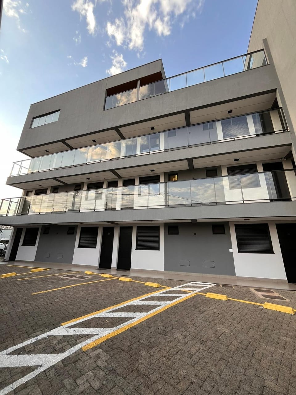 Property building, Day, Parking