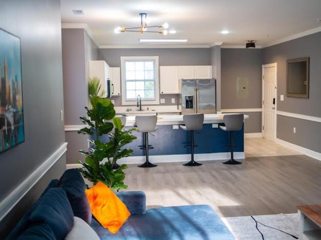 Kitchen or kitchenette, Living room