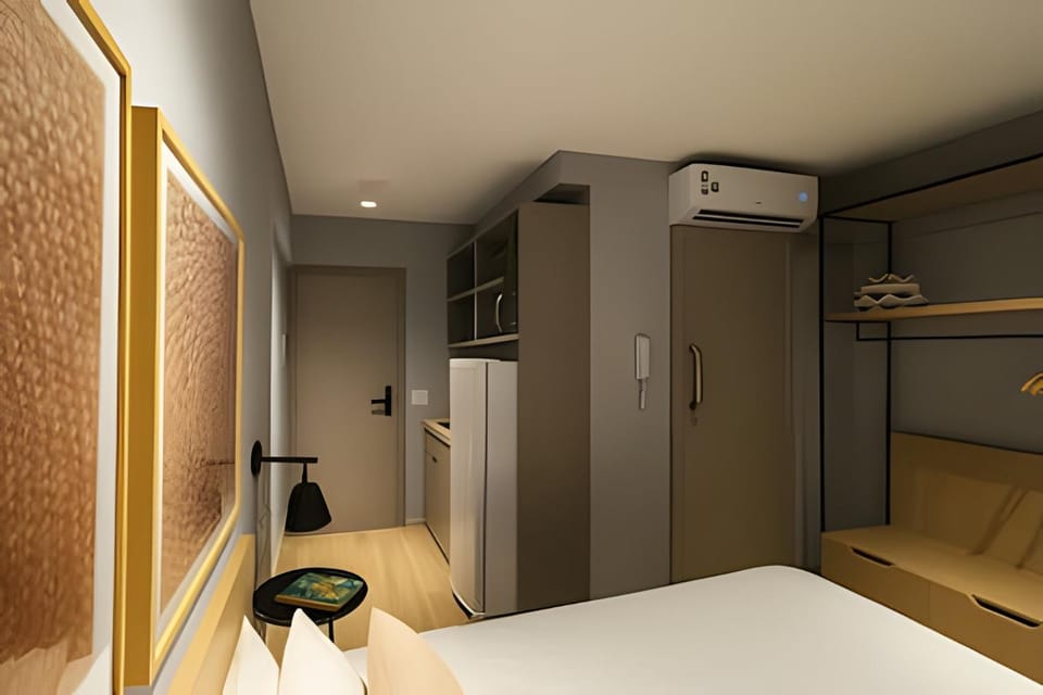 Kitchen or kitchenette, Photo of the whole room, Bedroom