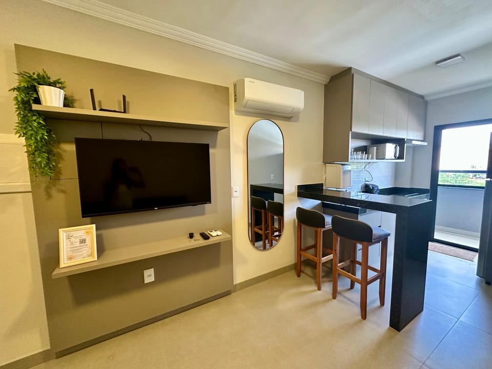 Studio Maia Aconchego e praticidade 190m da UFU Apartment in Uberlândia