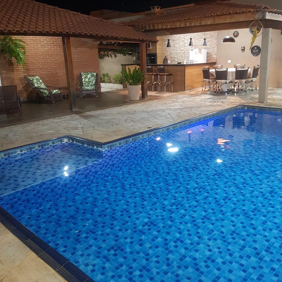 Night, Swimming pool