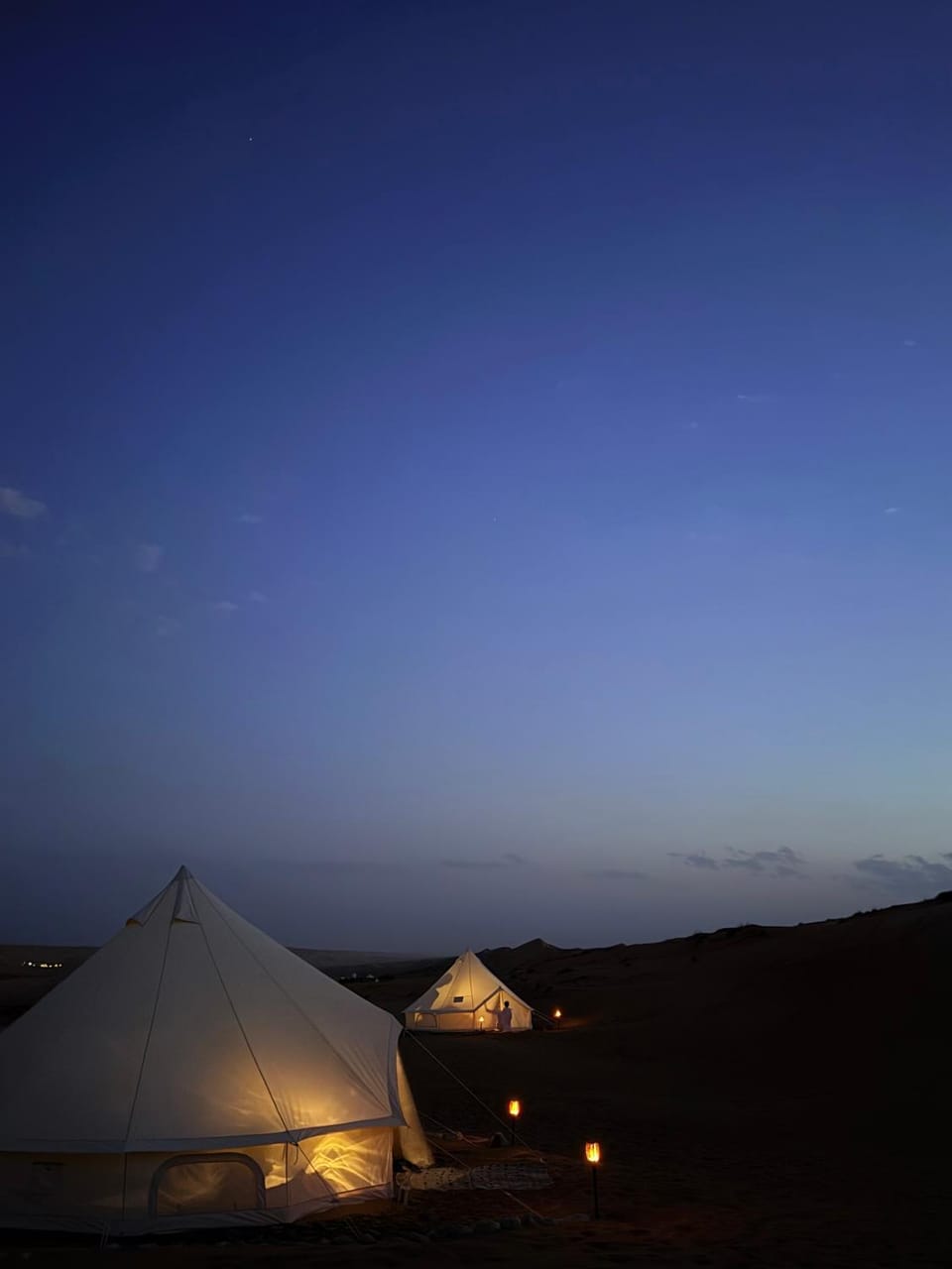 Night, Mountain view