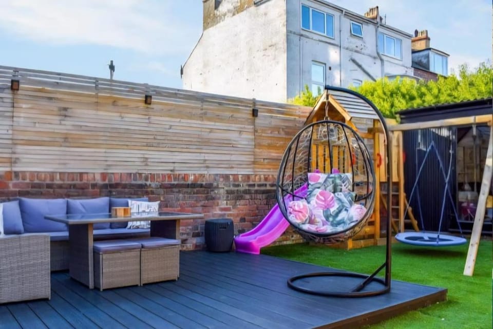 Patio, Children play ground, Garden, Seating area
