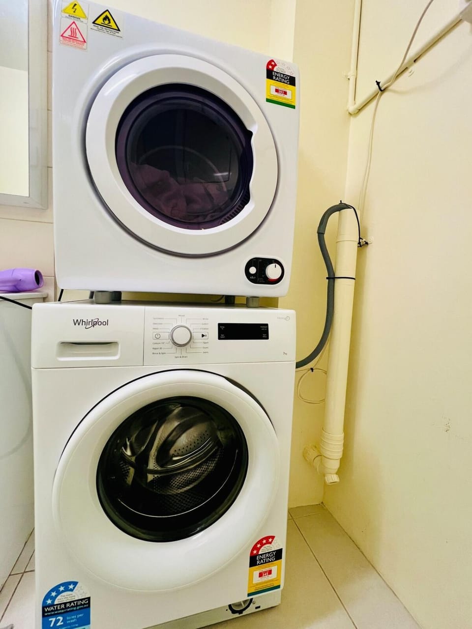 washing machine, dryer